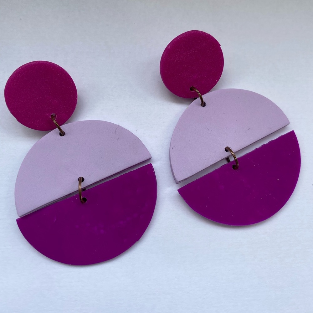 Lightweight, handmade earrings